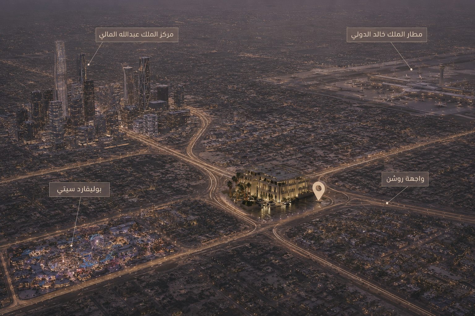خريطة موقع جالا بيزنس في حي الياسمين